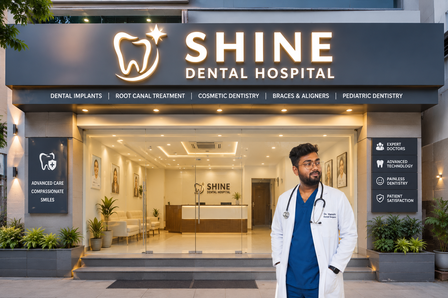 Shine Dental Hospital Front